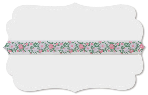 Kafka Ribbon - Small Flower Meadow Pink