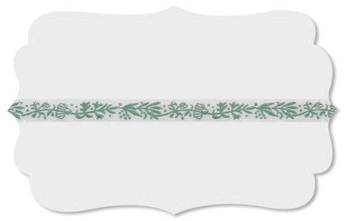 Kafka Ribbon - Narrow Herb Ribbon Green