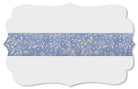 Kafka Ribbon - Small Forget Me Not Blue on Blue