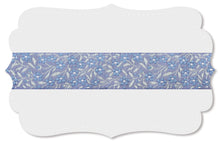 Load image into Gallery viewer, Kafka Ribbon - Small Forget Me Not Blue on Blue
