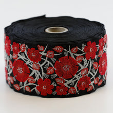 Load image into Gallery viewer, Kafka Ribbon - Flower Ribbon Red
