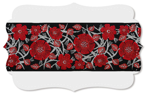 Kafka Ribbon - Flower Ribbon Red