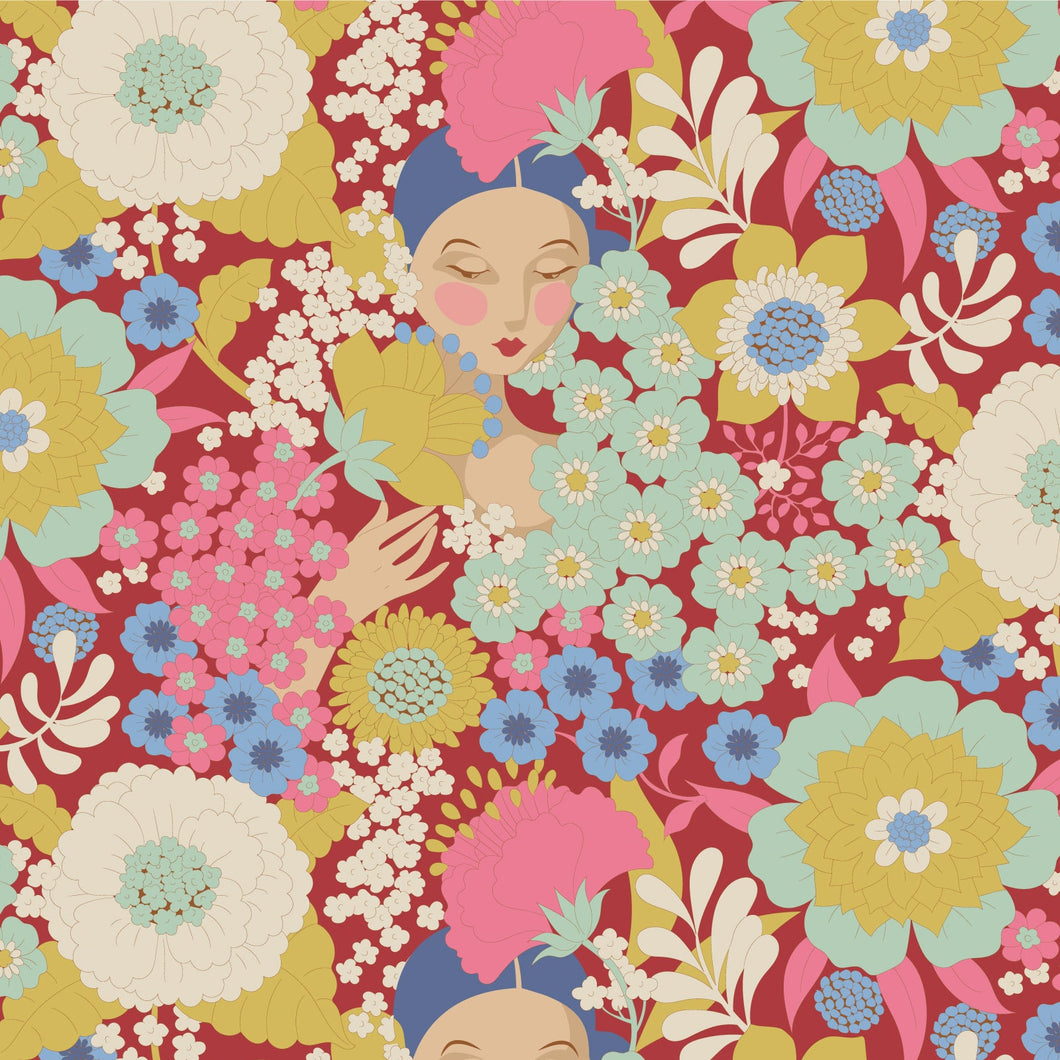**Pre-Order Wallflower - Wallflower in Burgundy