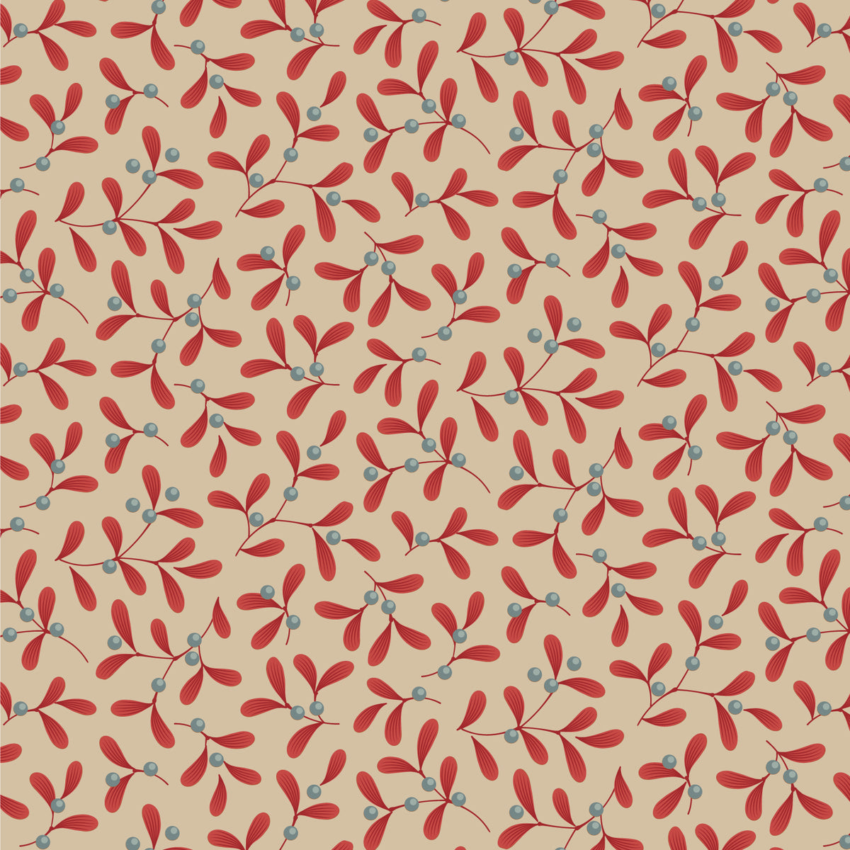 **Pre-Order Merry Little Christmas - Mistletoe in Red