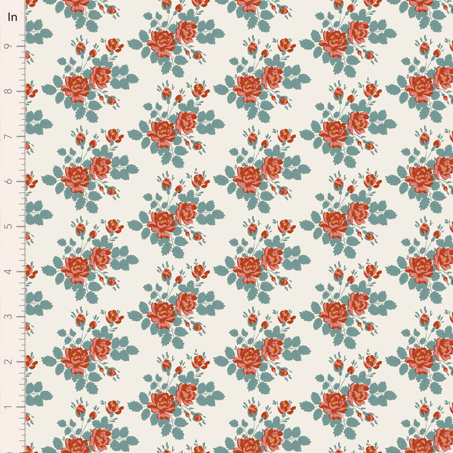 Village Life - Myrtle in Teal