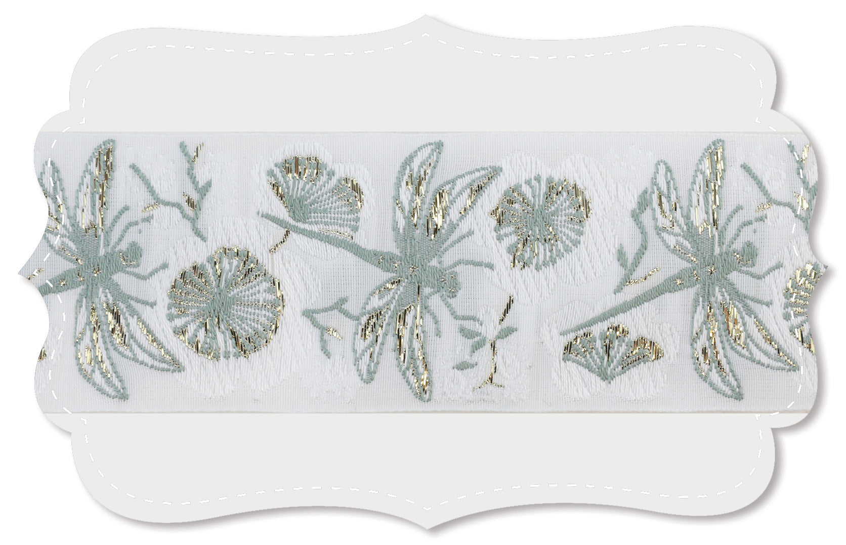 Kafka Ribbon - Dragonfly Mint (Metallic)