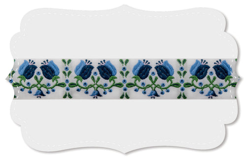Kafka Ribbon - Campanula Blue