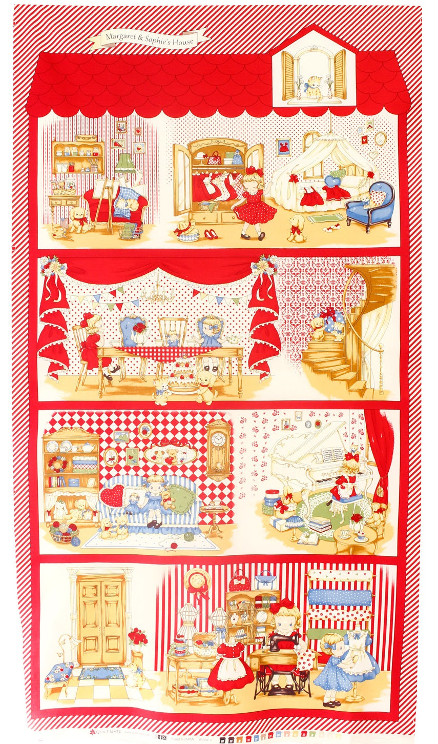 Margaret and Sophie's House - House Panel in Red