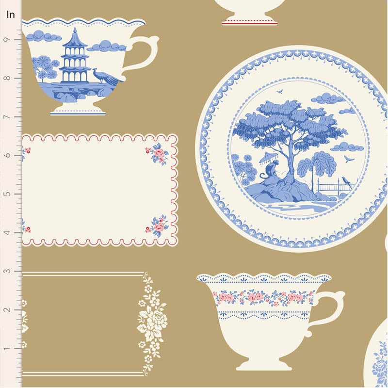Something Blue - Labels and Ornaments in Ochre