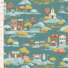 Village Life - Village in Teal