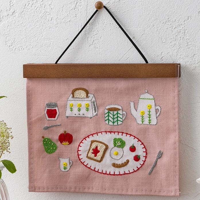 Lecien - Mini Embroidery Frame Breakfast Time