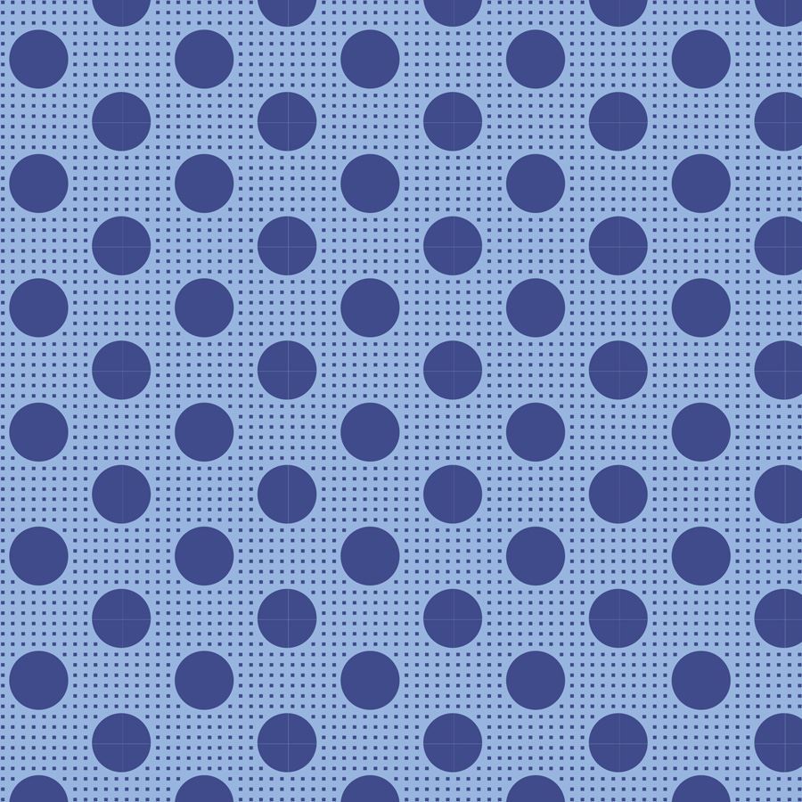 Tilda Medium Dots - Denim