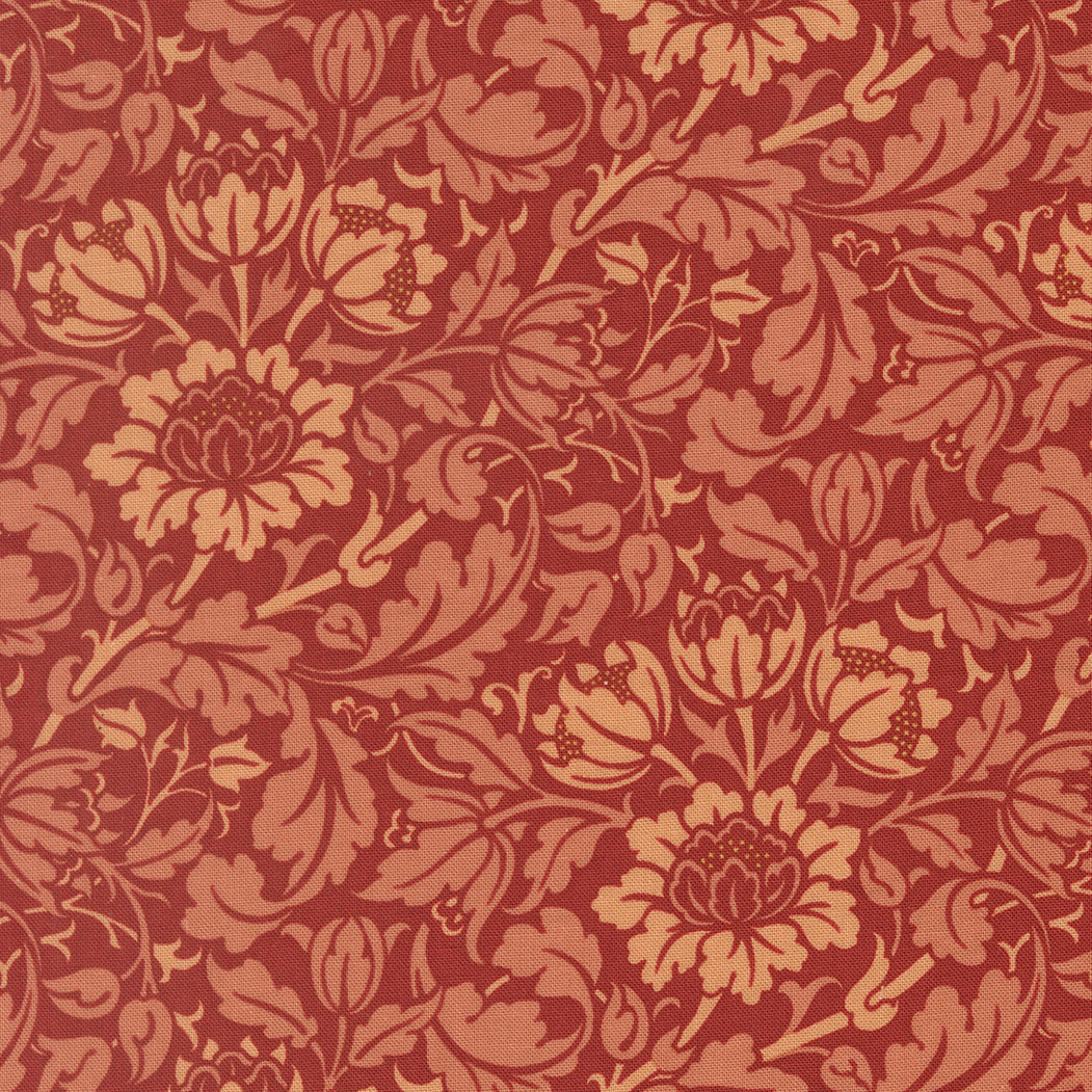 Morris Muse - Flowering Scroll in Russet