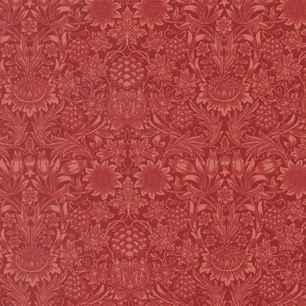 Morris Muse - Sunflower Damask in Russet