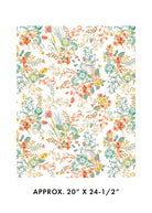 Montgomery: Mountain Charm - Montgomery Floral in Multi on White