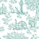 Montgomery: Mountain Charm - Belle Toile in Harbor on White