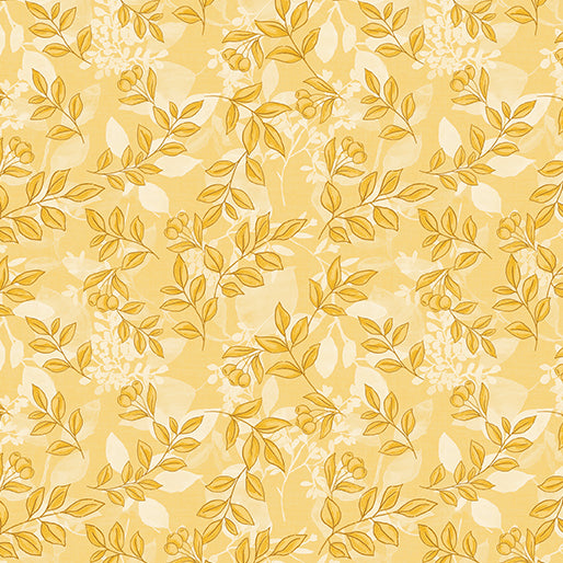 Montgomery: Mountain Charm - Mountain Foliage in Maize