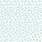 Montgomery: Mountain Charm - Flutter By in Teal on White