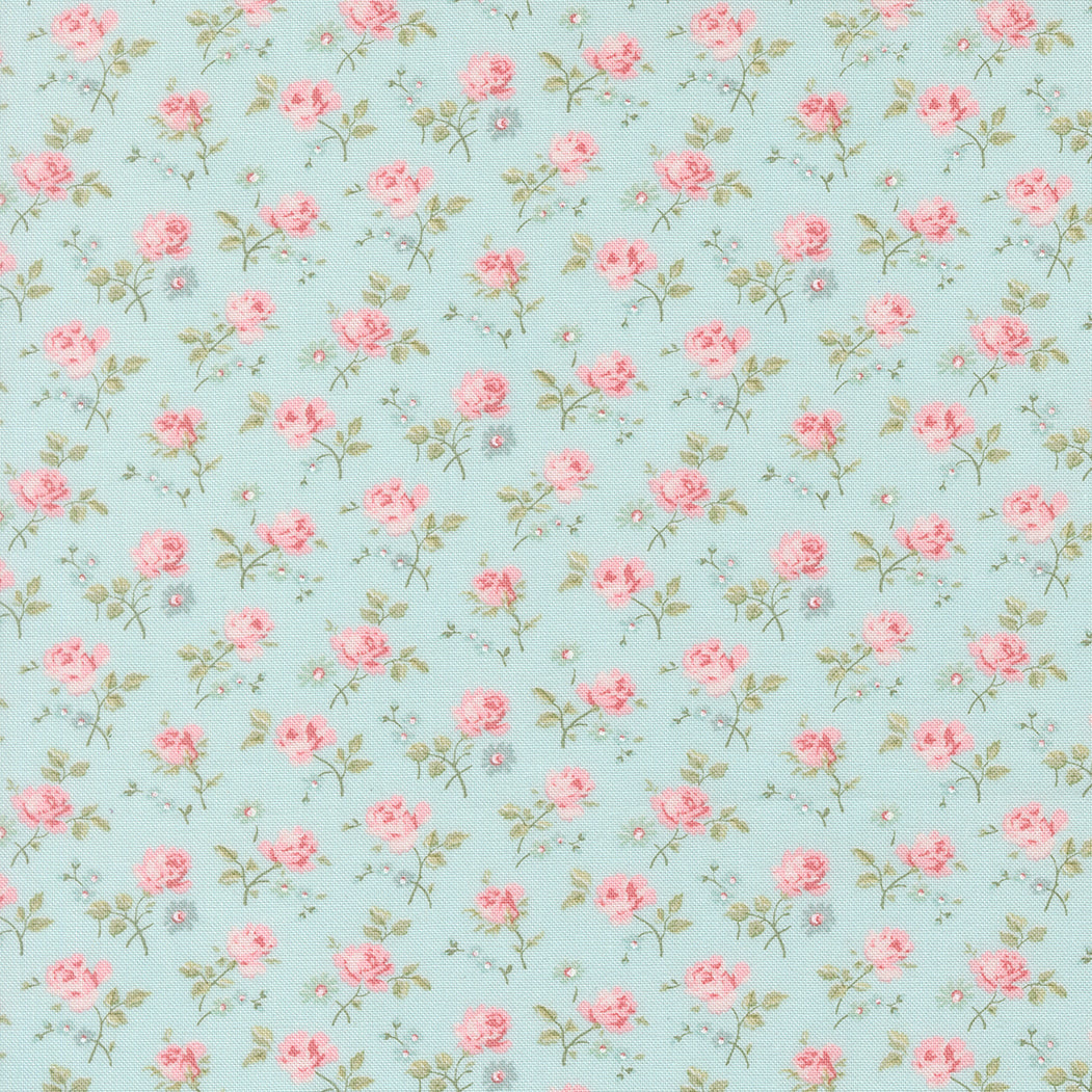 Abide - Field Floral in Light Blue