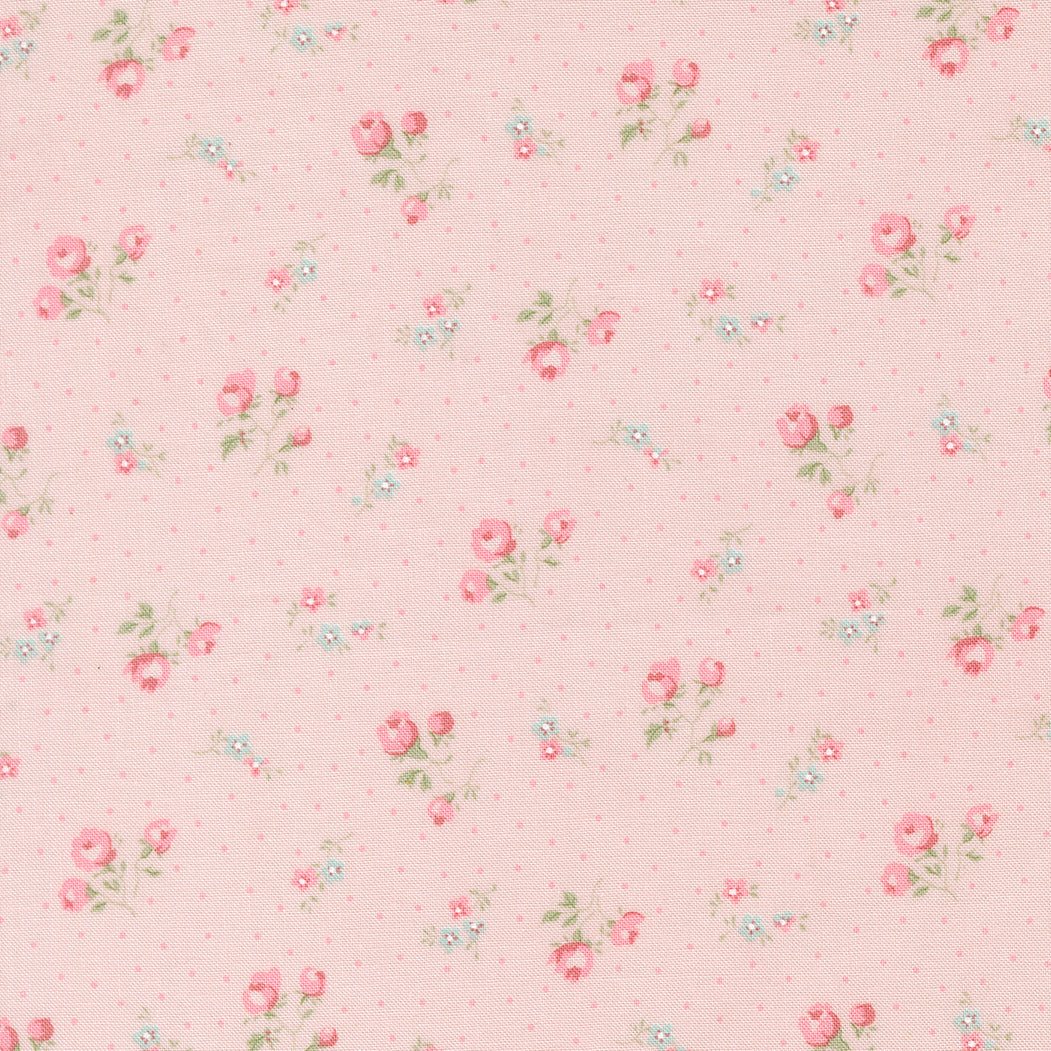 Abide - Small Floral Dots in Pink