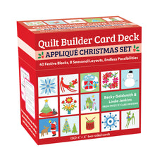 Load image into Gallery viewer, Quilt Builder Card Deck - Appliqué Christmas Set
