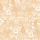 Jolly Tidings - Gingerbread Village in Gold