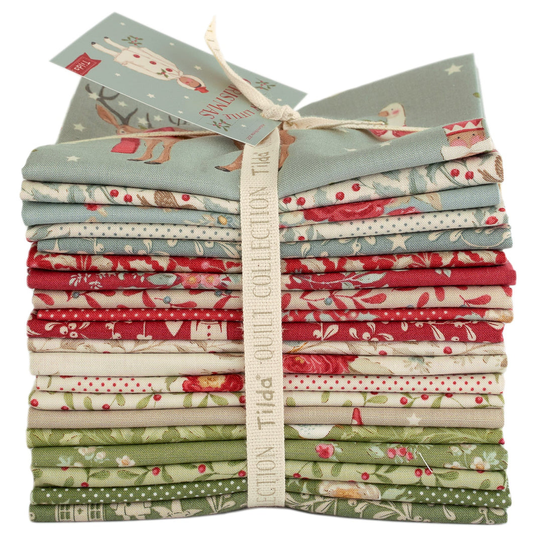 **Pre-Order Merry Little Christmas Fat Quarter Bundle Complete Main Collection