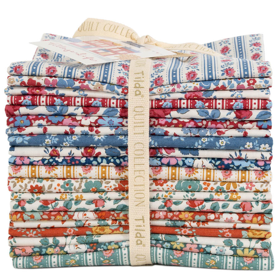 Village Life Fat Quarter Bundle Complete Main Collection