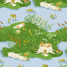 Heather Ross Favorites - Frog Pond in Medium Blue