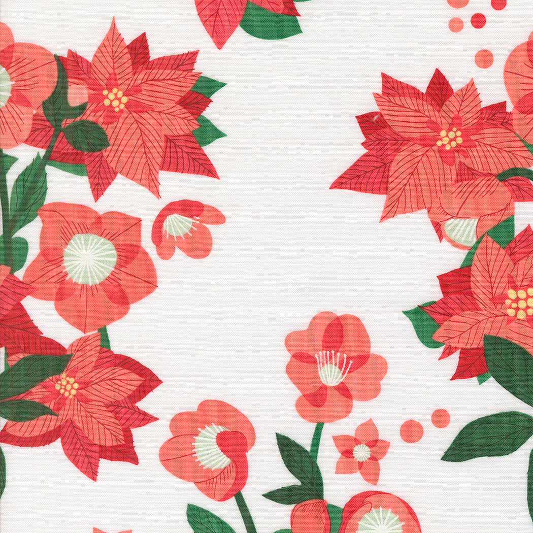 Tiny Christmas - Poinsettia Snow