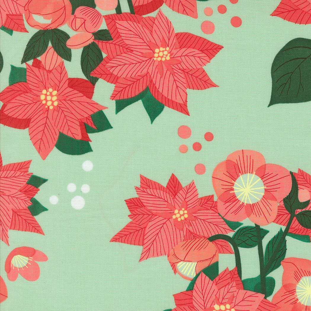 Tiny Christmas - Poinsettia Mint
