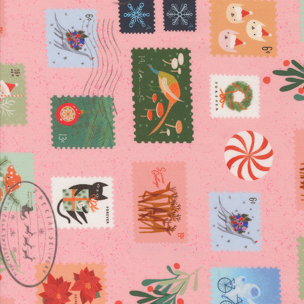 Tiny Christmas - Christmas Stamps Cotton Candy
