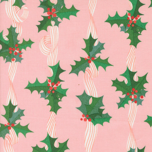 Tiny Christmas - Holly Stripe Cotton Candy