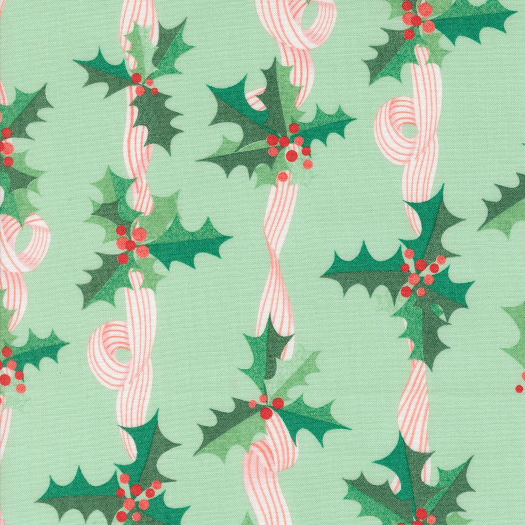 Tiny Christmas - Holly Stripe Mint