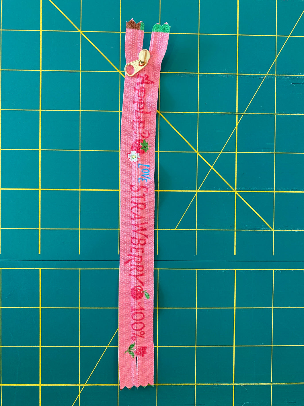 Lovely Fruit Pink Zipper 8”