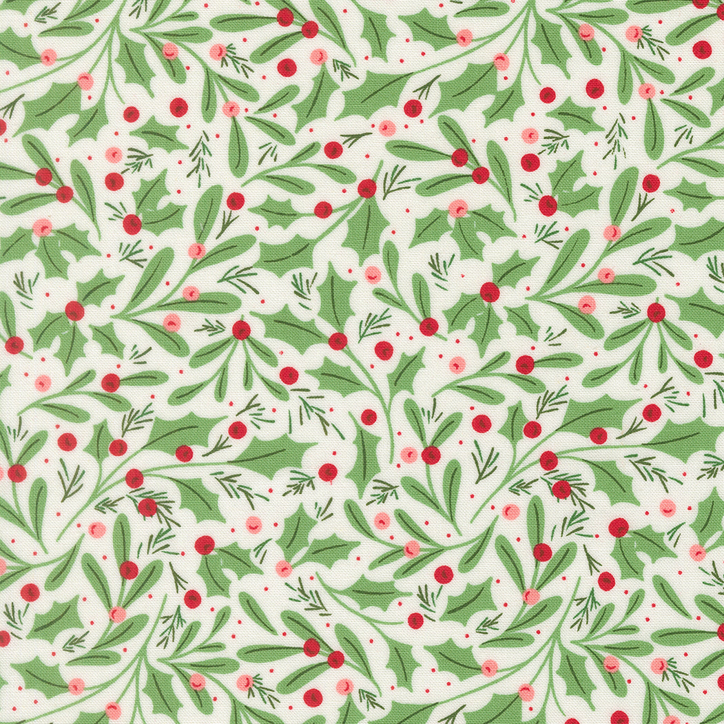 Merrily on High - Winter Berries in Snow