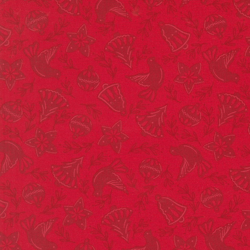 Merrily on High - Cookie Cutters in Christmas Red