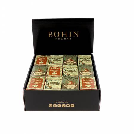 Bohin Extra Fine Pins In Vintage Design Box