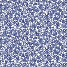 China Blue - Flower Bed in White