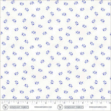 Load image into Gallery viewer, China Blue - Fleurette in White
