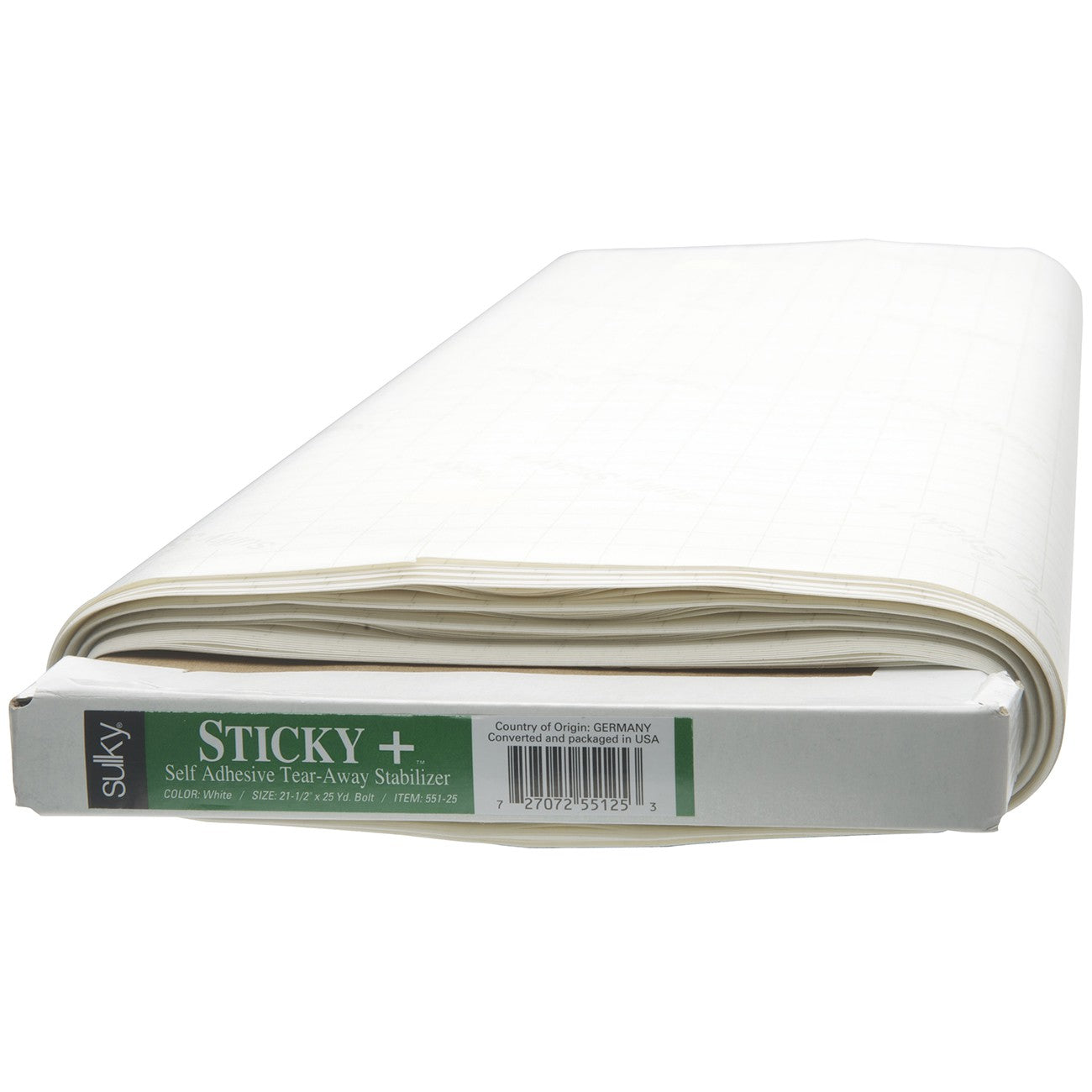 Sulky - Sticky Plus Self-Adhesive Tear-Away Stabilizer White (36" x 22.5")