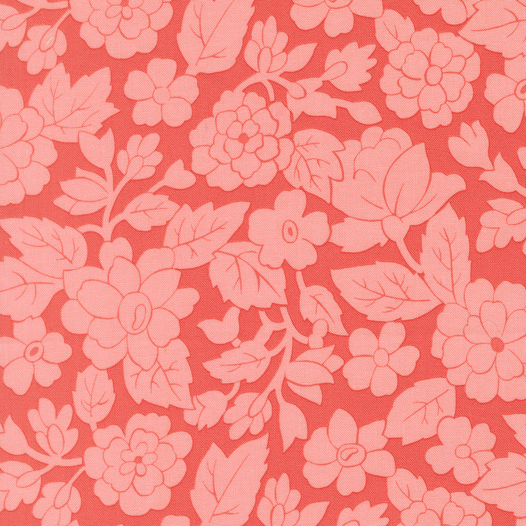 Bloomsberry - London Damask in Nantucket Red