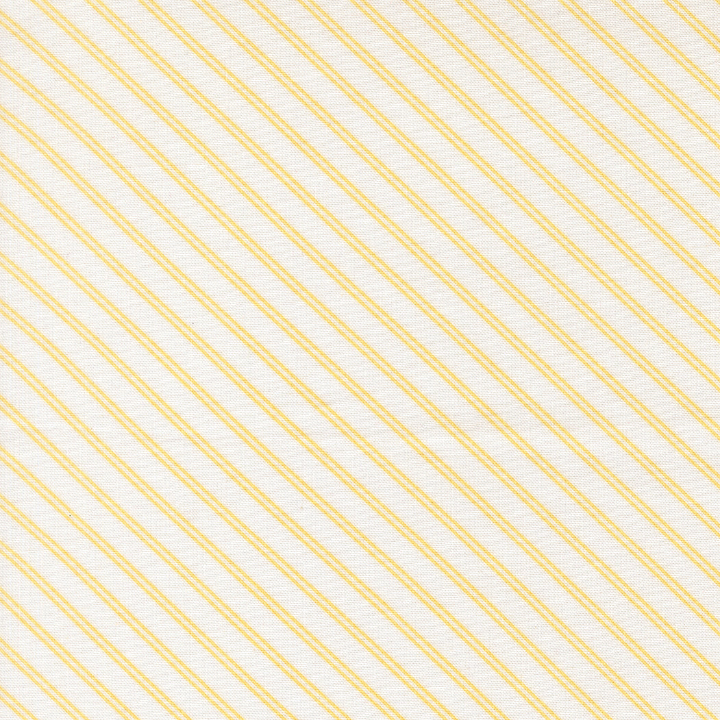 Bloomsberry - Stripe in White Buttermilk
