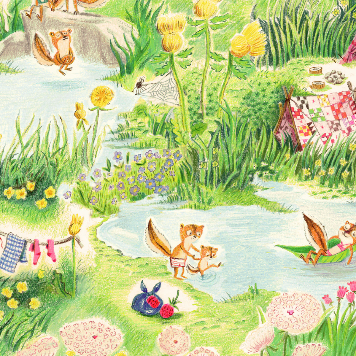 Boat Race - Chipmunks Camping in Multi