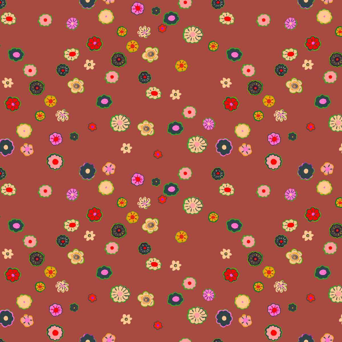 Boat Race - Beads in Brown