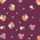 Boat Race - Denyse Floral in Plum