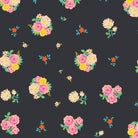 Boat Race - Denyse Floral in Soot