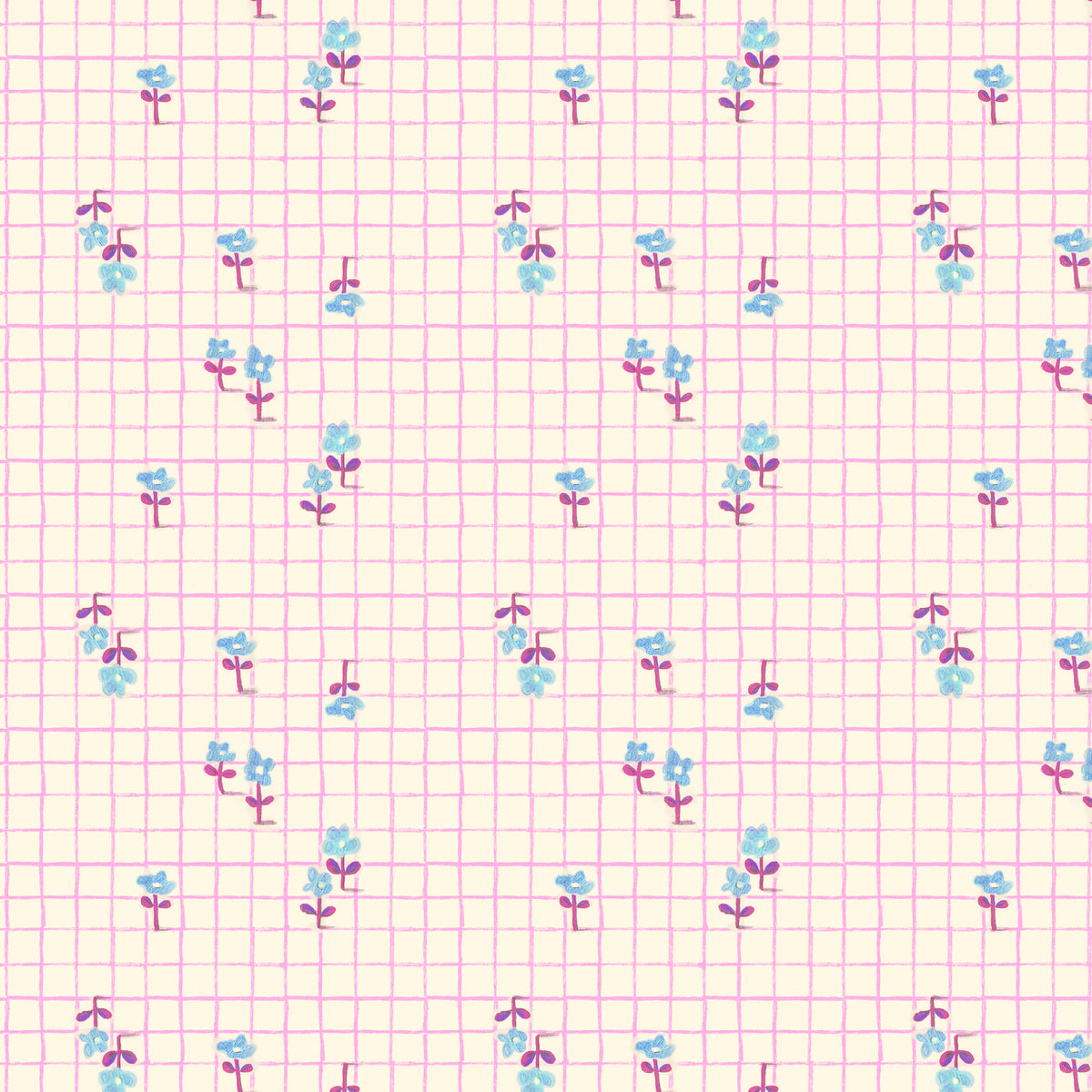 Boat Race - Trellis in Hot Pink