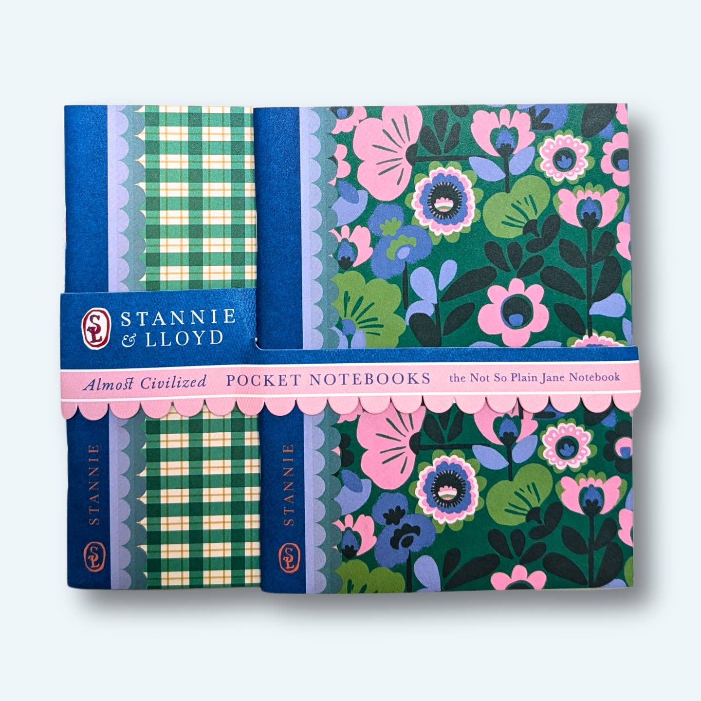 Stannie & Lloyd - Pocket Notebook Duo in Madras & Maude