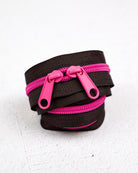 40" Handbag Zipper in Neon Rose